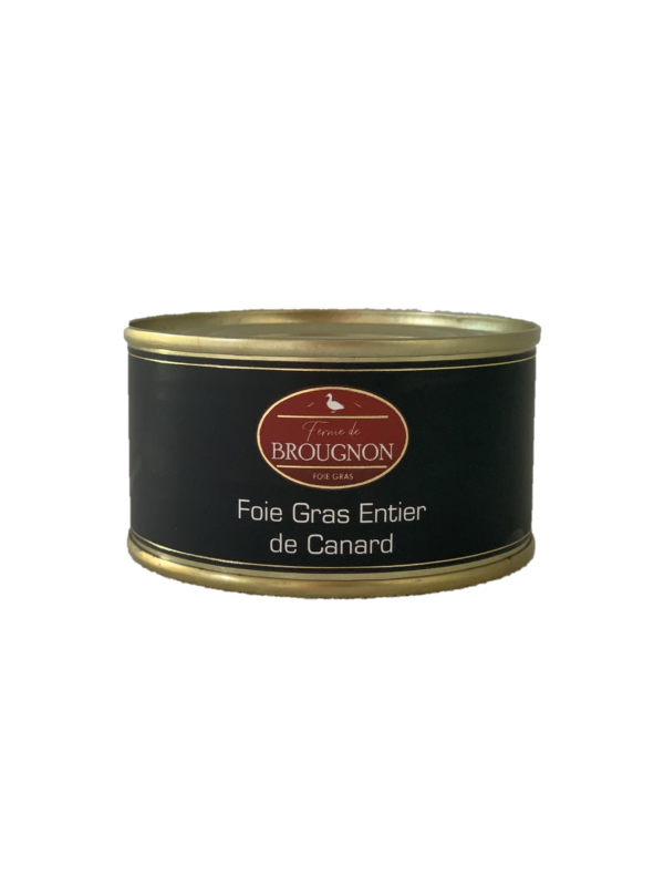 FOIE GRAS DE CANARD ENTIER en conserve (120 g)