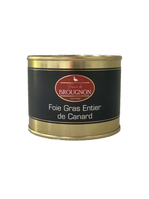 FOIE GRAS DE CANARD ENTIER en conserve (190 g)