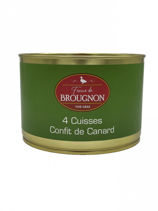 CONFIT DE CANARD A L'ANCIENNE (4 cuisses)