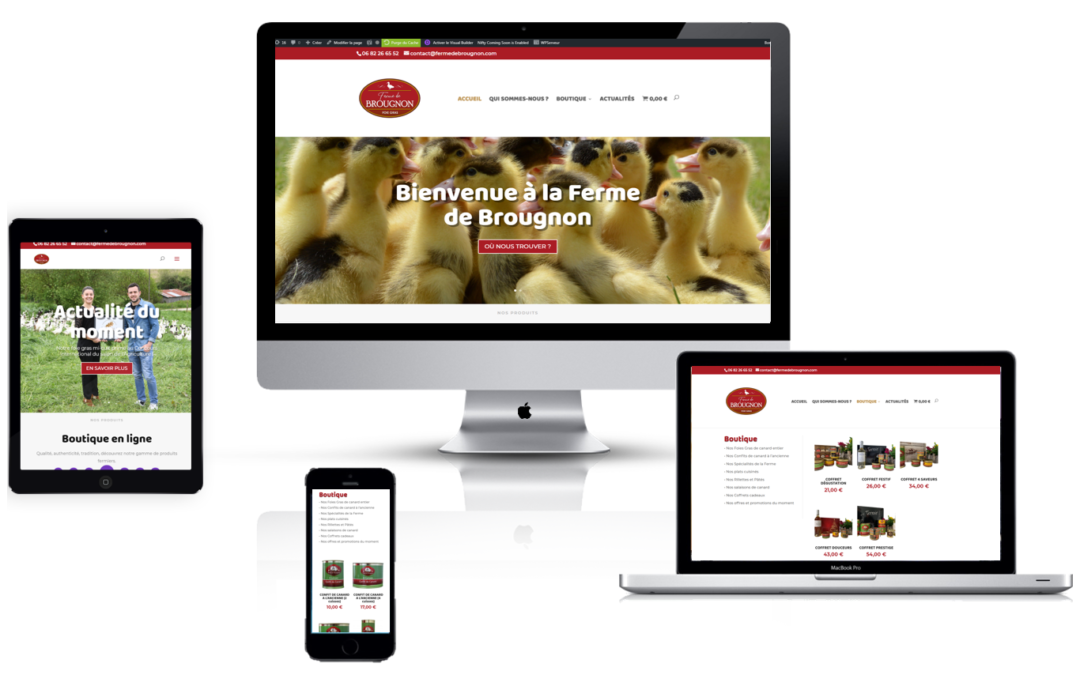 Bienvenue sur le nouveau site de la Ferme Brougnon !