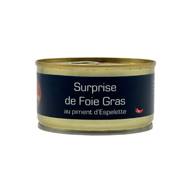SURPRISE DE FOIE GRAS AU PIMENT D'ESPELETTE (125 gr)