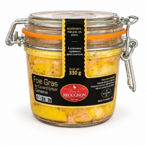 FOIE GRAS DE CANARD ENTIER en conserve (330 g)