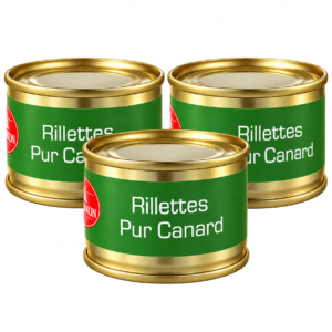 OFFRE 3 RILLETTES PUR CANARD